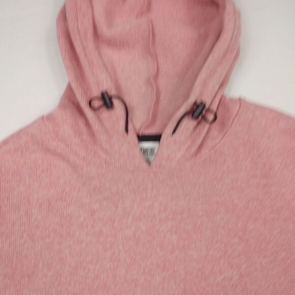 Victorias Secret PINK Fleece Hoodie Pink Drawstring Hem Logo Pullover MEDIUM - Picture 3 of 11